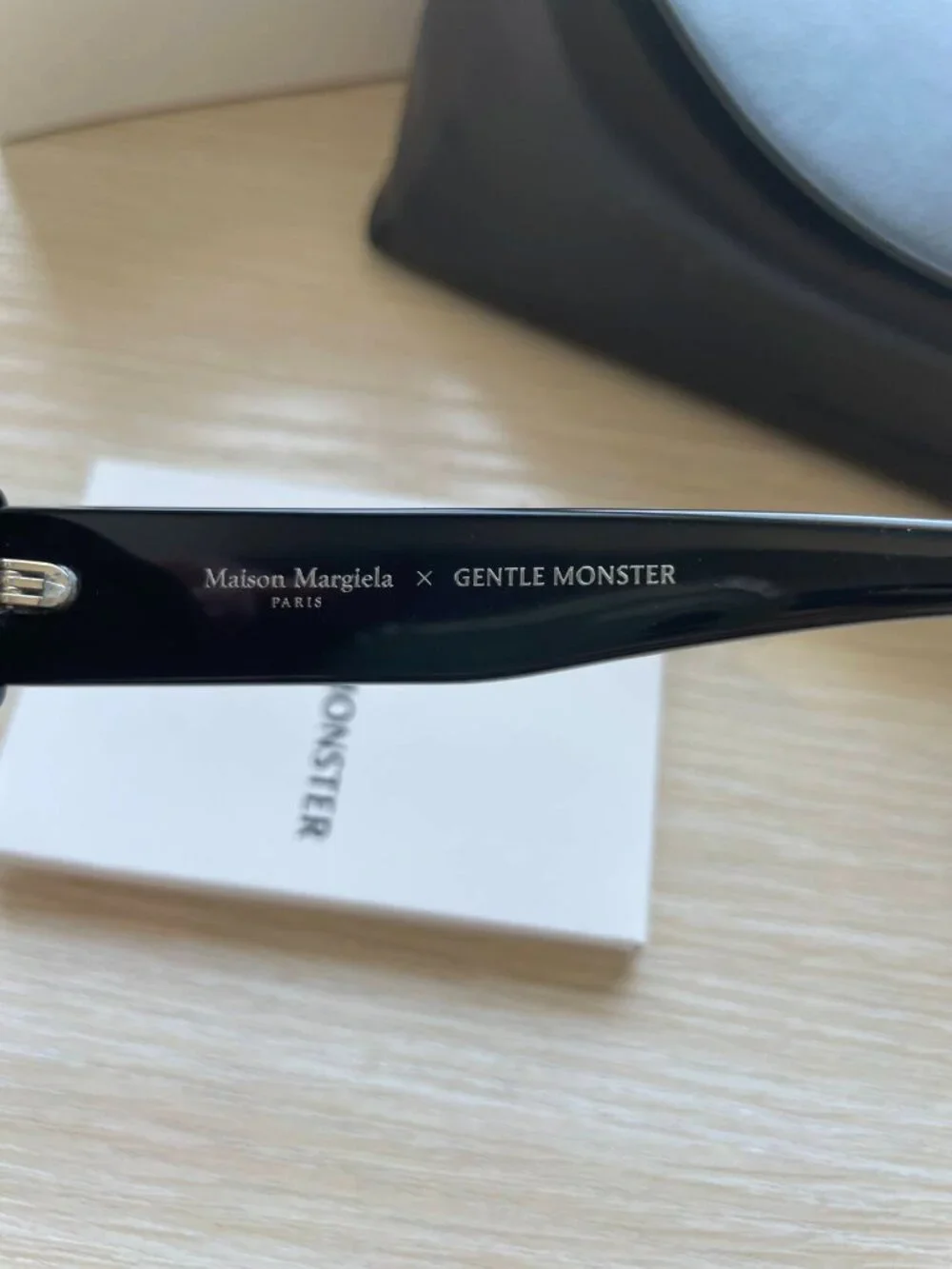 Maison Margiela x Gentle Monster MM205 Black Sunglasses